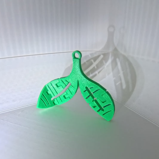 🌱 Articulated Sprout Trinket – 3D Printed Festival Accessory