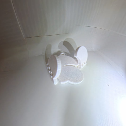 ☁️ Cloud Spiral Trinket – 3D Printed Festival Accessory