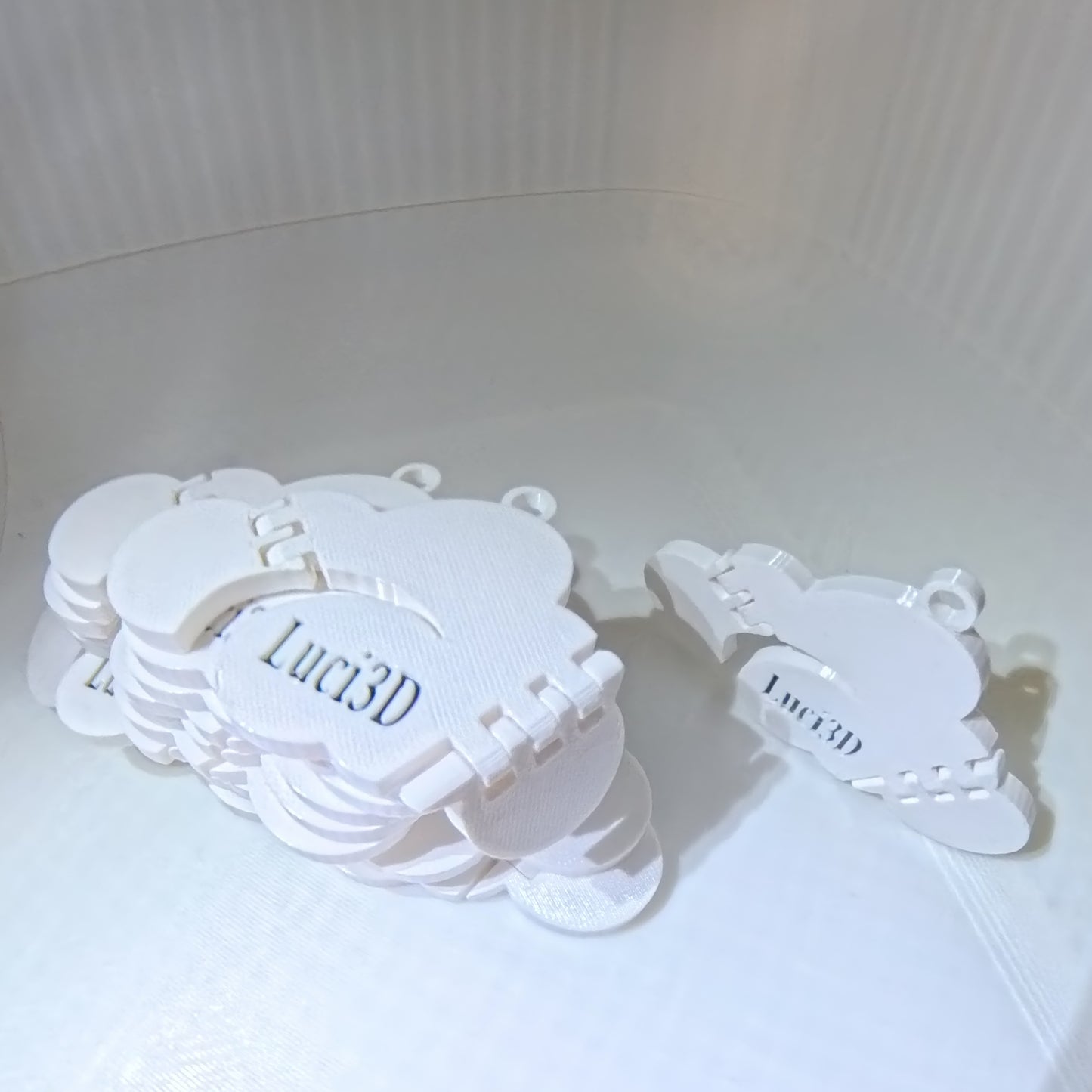 ☁️ Cloud Spiral Trinket – 3D Printed Festival Accessory
