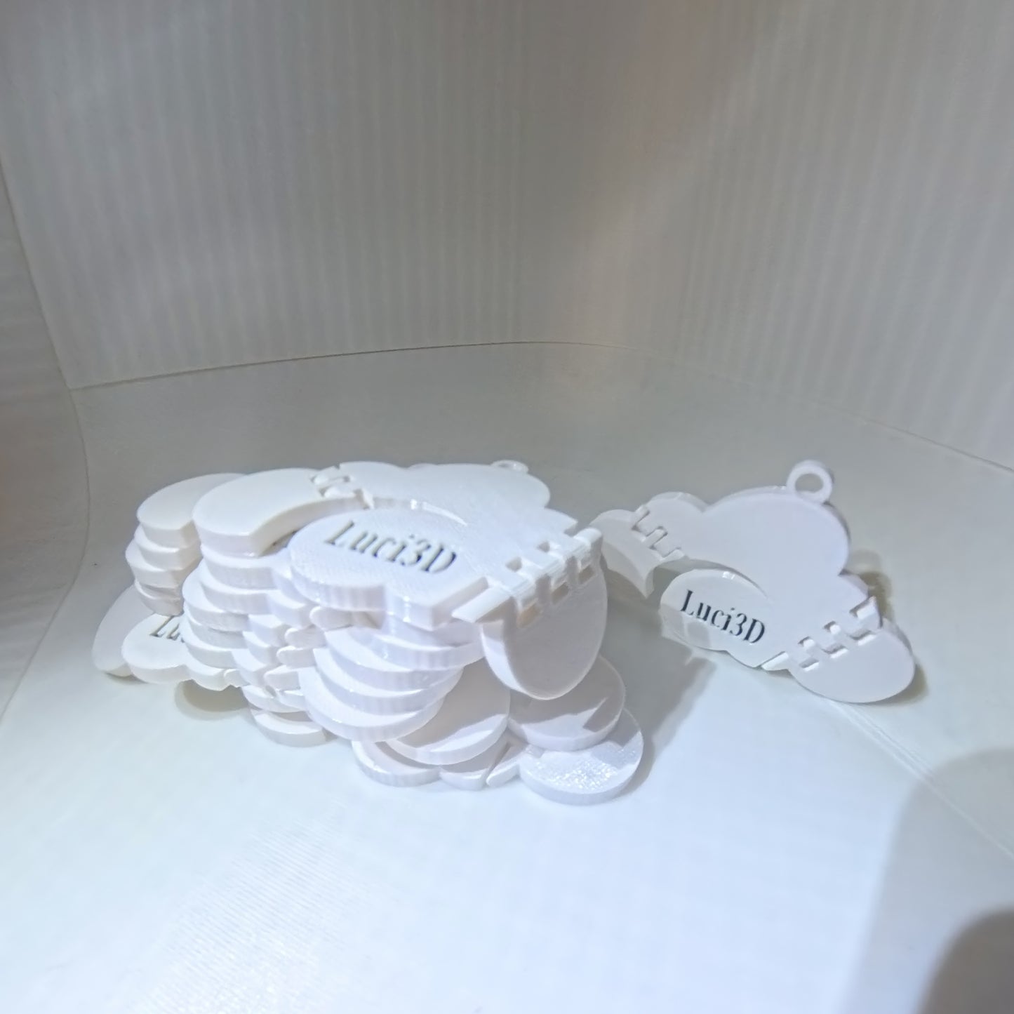 ☁️ Cloud Spiral Trinket – 3D Printed Festival Accessory