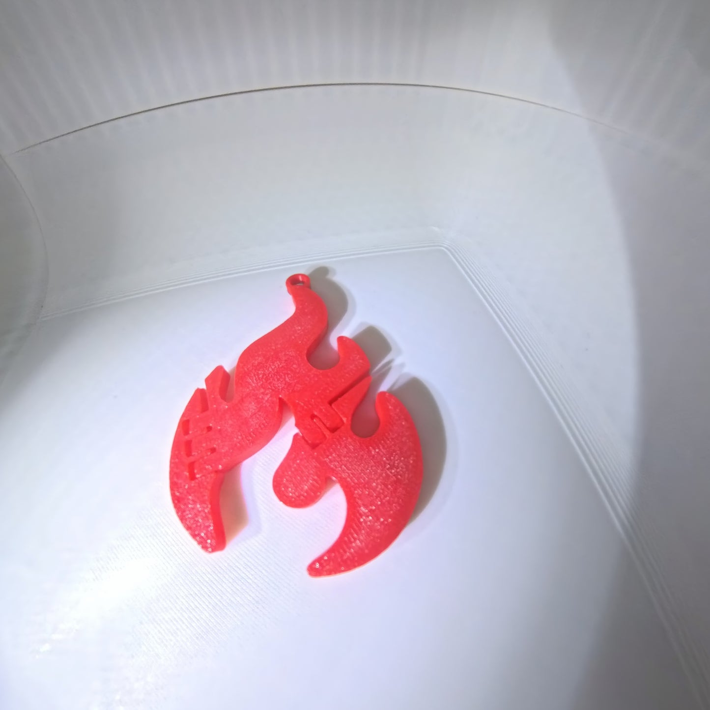 🔥 Dancing Flame Trinket – 3D Printed Festival Accessory