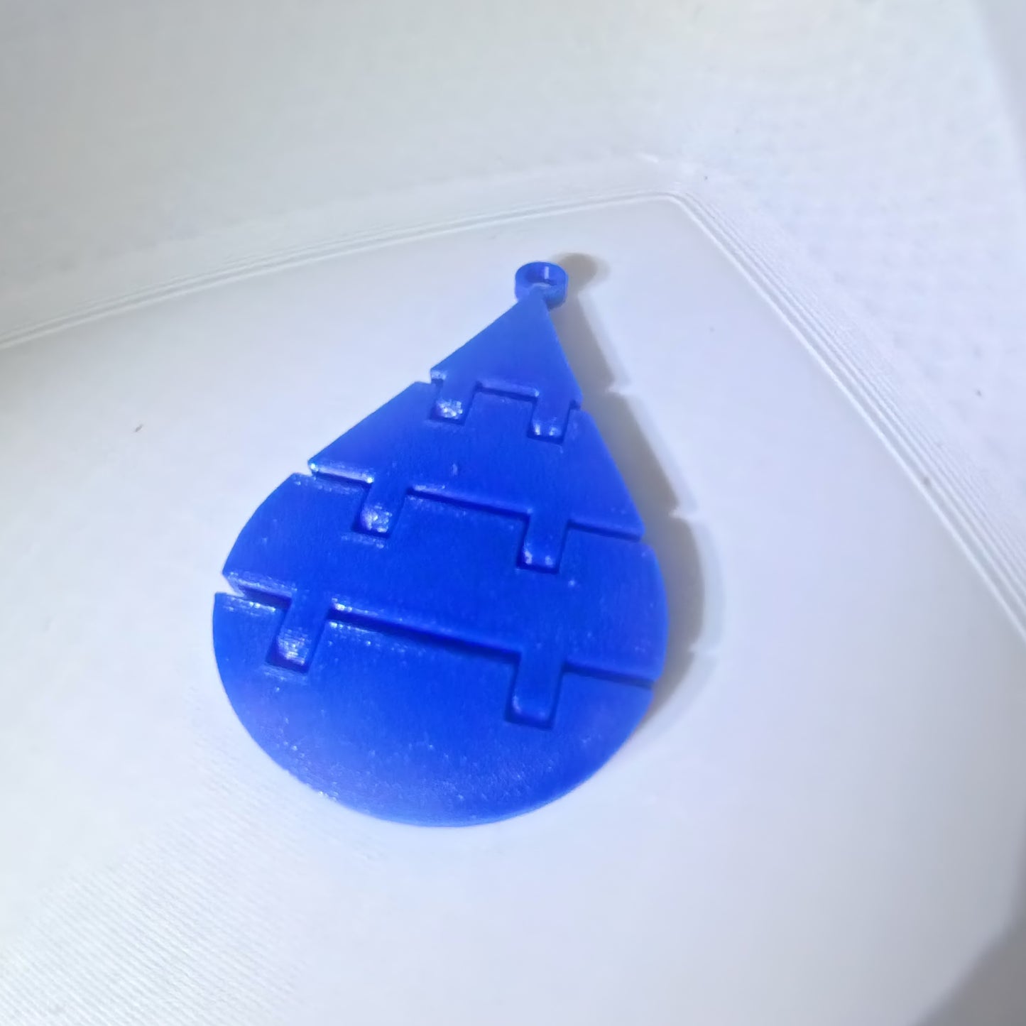 💧 Water Droplet Trinket – 3D Printed Festival Accessory